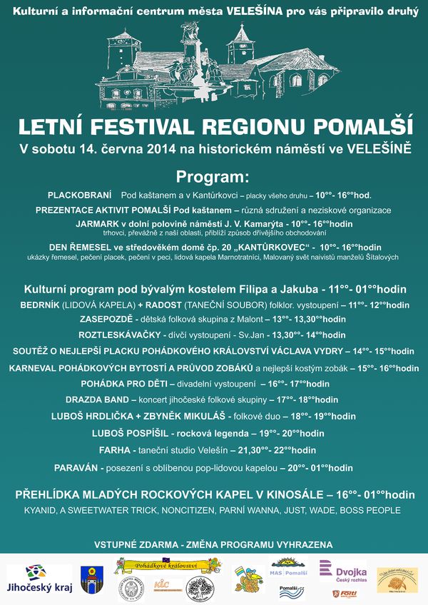 Letní festival regionu Pomalší 2014